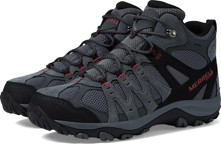 Merrell Accentor 3 Mid Wp Men's Shoes Rock : 10 M, Leather/Textile