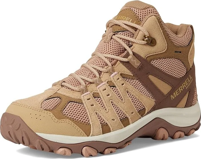 Merrell Accentor 3 Mid Wp Women's Shoes Tan Rose : 8 M, Leather/Textile - Image 5