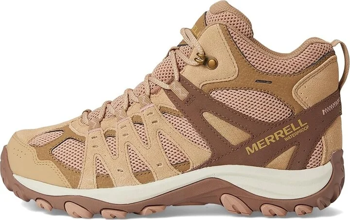Merrell Accentor 3 Mid Wp Women's Shoes Tan Rose : 8 M, Leather/Textile - Image 6