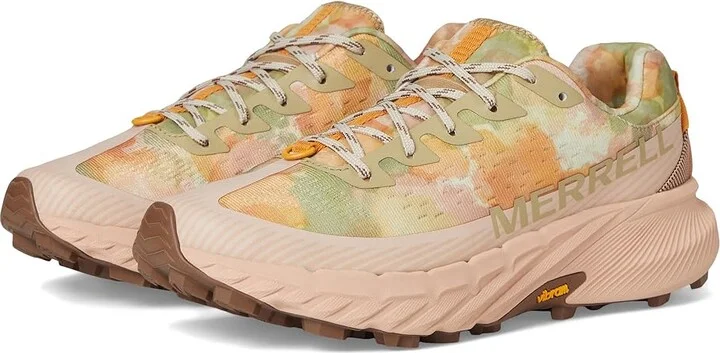 Merrell Agility Peak 5 Bliss Women's Running Shoes Powder : 6.5 M, Leather/Textile