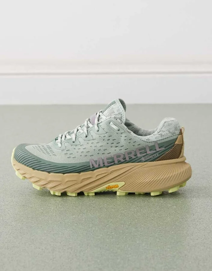 Merrell agility peak 5 gtx sneakers in sage - Image 2