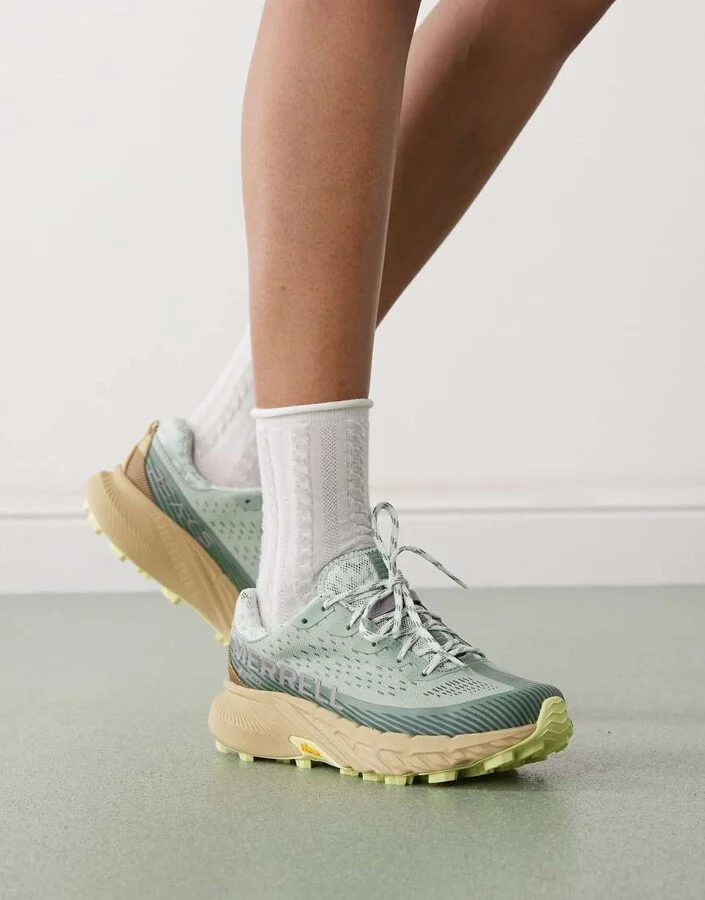 Merrell agility peak 5 gtx sneakers in sage