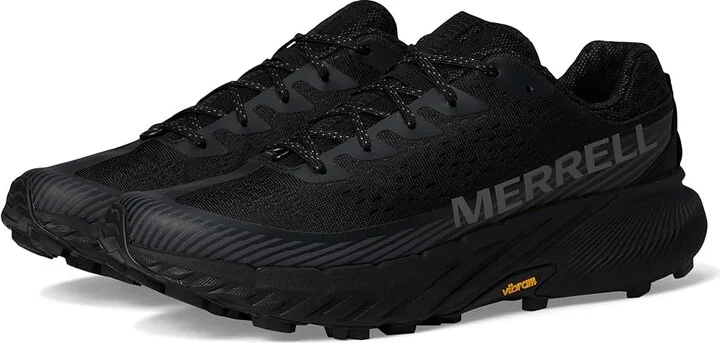 Merrell Agility Peak 5 Men's Shoes Black/Black : 9.5 M, Synthetic/Textile