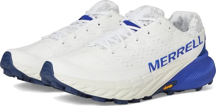 Merrell Agility Peak 5 Men's Shoes Chalk/Sapphire : 7 M, Synthetic/Textile