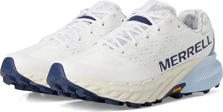 Merrell Agility Peak 5 Women's Shoes Chalk/Ice Blue : 7 M, Synthetic/Textile