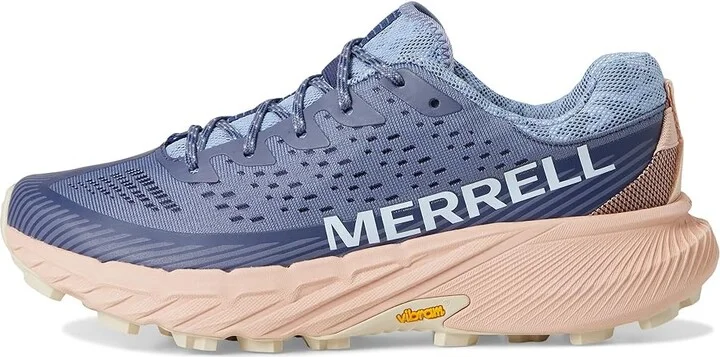 Merrell Agility Peak 5 Women's Shoes Indigo/Pink Salt : 6 M, Synthetic/Textile - Image 6