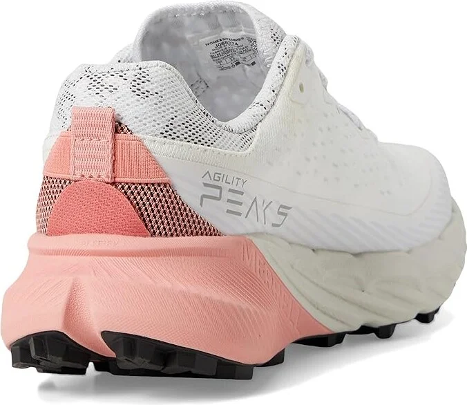Merrell Agility Peak 5 Women's Shoes White/Soft Coral : 6.5 M, Synthetic/Textile - Image 4