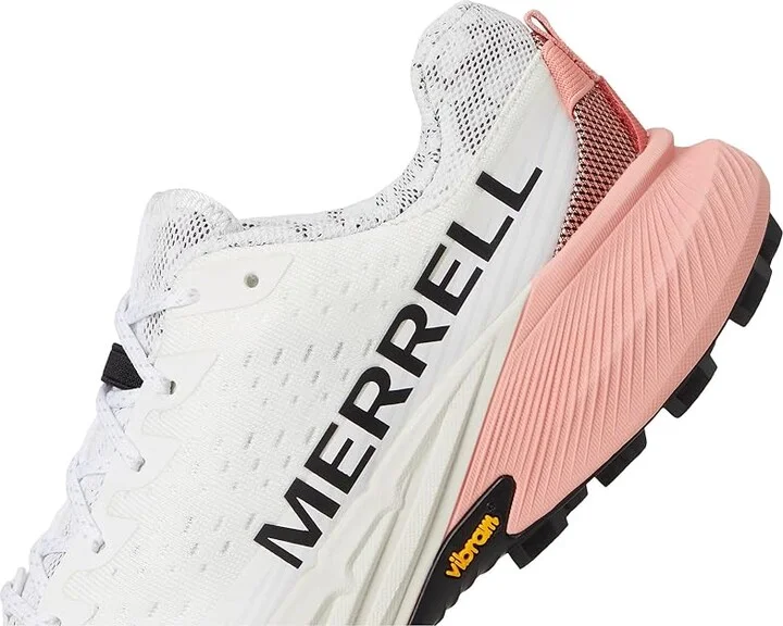 Merrell Agility Peak 5 Women's Shoes White/Soft Coral : 6.5 M, Synthetic/Textile - Image 7