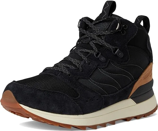 Merrell Alpine 83 Sneaker Recraft Mid Waterproof Men's Boots Black : 12 M, Leather/Suede/Textile - Image 5