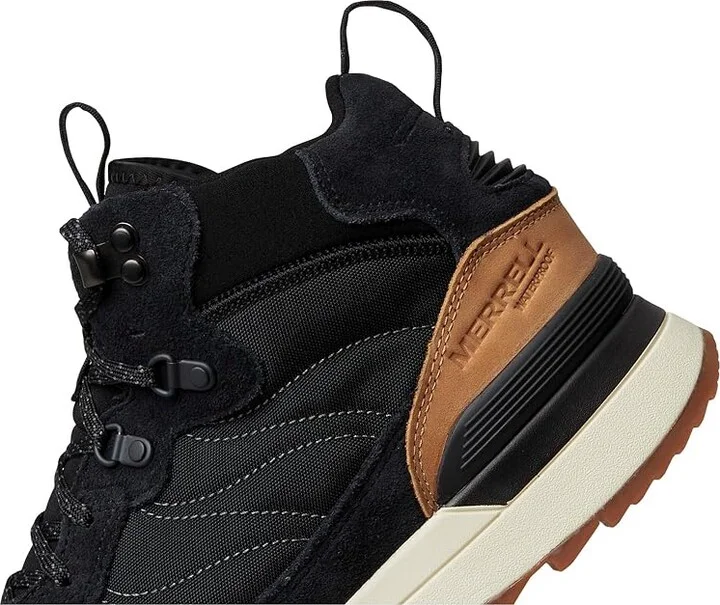 Merrell Alpine 83 Sneaker Recraft Mid Waterproof Men's Boots Black : 12 M, Leather/Suede/Textile - Image 7