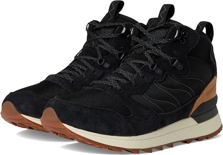 Merrell Alpine 83 Sneaker Recraft Mid Waterproof Men's Boots Black : 12 M, Leather/Suede/Textile