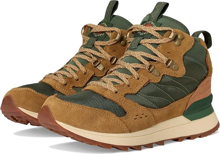Merrell Alpine 83 Sneaker Recraft Mid Waterproof Men's Boots Durum : 12 M, Leather/Suede/Textile