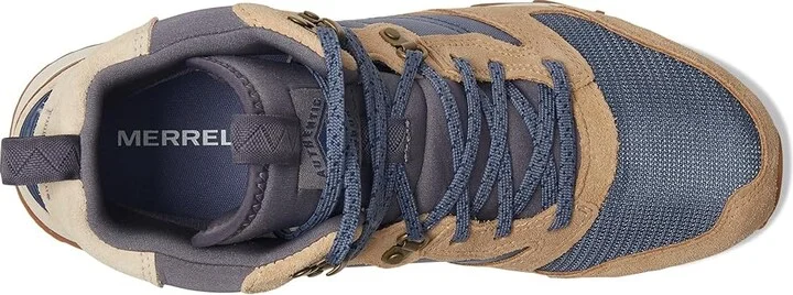 Merrell Alpine 83 Sneaker Recraft Mid Waterproof Men's Boots Indigo : 10 M, Leather/Suede/Textile - Image 2