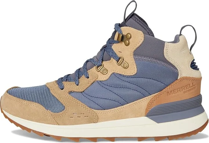 Merrell Alpine 83 Sneaker Recraft Mid Waterproof Men's Boots Indigo : 10 M, Leather/Suede/Textile - Image 6