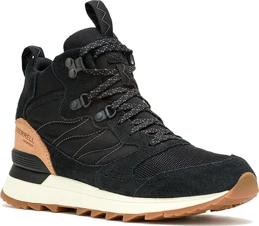 Merrell Alpine 83 Sneaker Recraft Mid Waterproof Women's Boots Black : 5 M, Leather/Mesh/Suede