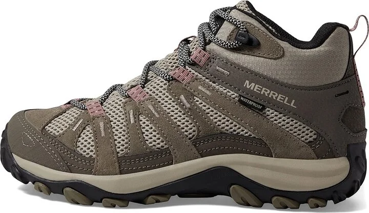 Merrell Alverstone 2 Mid Wp Women's Shoes Aluminum : 5 W, Suede/Textile - Image 6