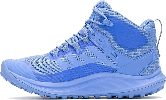 Merrell Antora 3 Mid Waterproof Women's Running Shoes Cornflower : 5.5 M, Rubber - Image 5