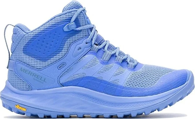 Merrell Antora 3 Mid Waterproof Women's Running Shoes Cornflower : 5.5 M, Rubber - Image 6