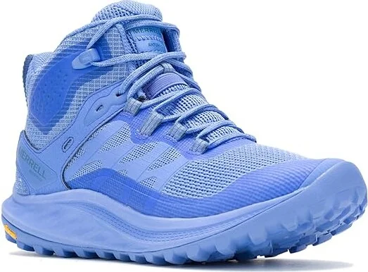 Merrell Antora 3 Mid Waterproof Women's Running Shoes Cornflower : 5.5 M, Rubber