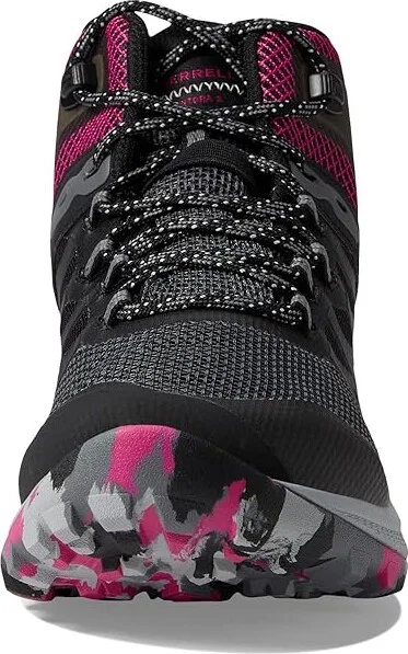 Merrell Antora 3 Mid Wp Women's Shoes Black/Fuchsia : 5 M, Synthetic/Textile - Image 2