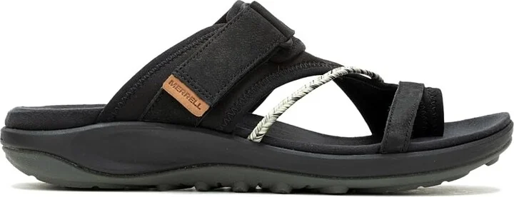 Merrell Casual J006404W Womens Hiking Sandals Terran 4 Post Black US Size 8W