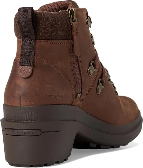 Merrell Chateau III Lace Waterproof Women's Boots Bracken : 9 M, Leather/Rubber - Image 4