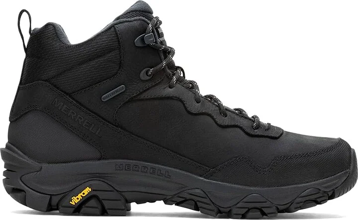 Merrell Coldpack 3 Thermo Mid Waterproof Men's Shoes Black : 7 W, Leather - Image 7