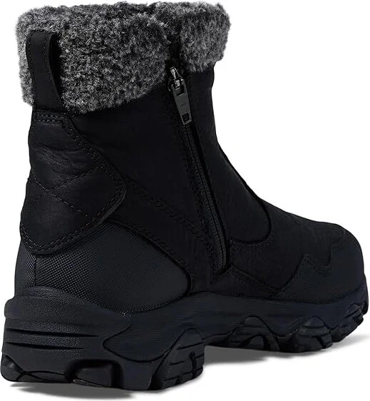 Merrell Coldpack 3 Thermo Mid Zip Waterproof Women's Shoes Black : 5 M, Leather - Image 4