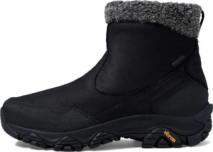 Merrell Coldpack 3 Thermo Mid Zip Waterproof Women's Shoes Black : 5 M, Leather - Image 5