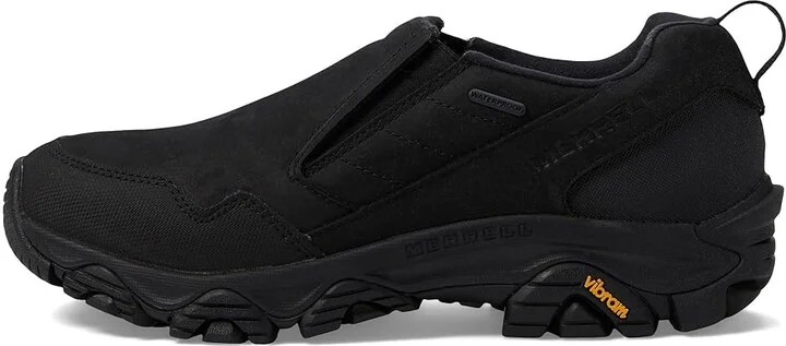 Merrell Coldpack 3 Thermo Moc Waterproof Men's Shoes Black 1 : 7 W, Leather/Synthetic - Image 6