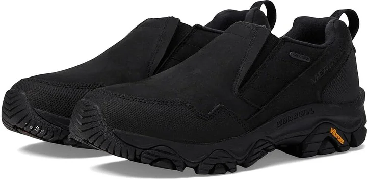 Merrell Coldpack 3 Thermo Moc Waterproof Men's Shoes Black 1 : 7 W, Leather/Synthetic
