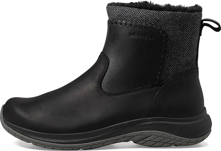 Merrell Encore Ice 5 Mid Zip Women's Boots Black : 5.5 M, Leather - Image 6