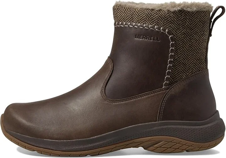 Merrell Encore Ice 5 Mid Zip Women's Boots Bracken : 7.5 M, Leather - Image 6