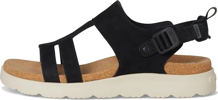 Merrell Fleur Backstrap Women's Sandals Black : 6 M, Leather - Image 6
