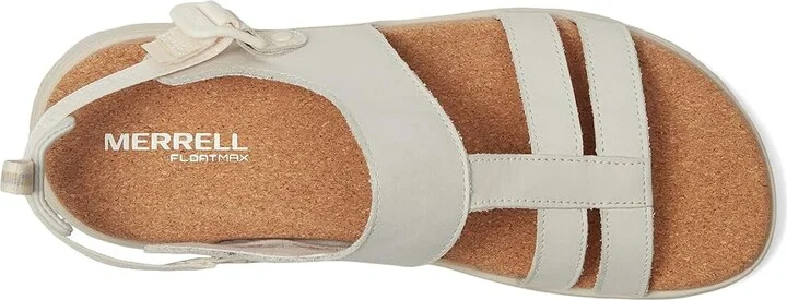 Merrell Fleur Backstrap Women's Sandals Chalk : 5 M, Leather - Image 2