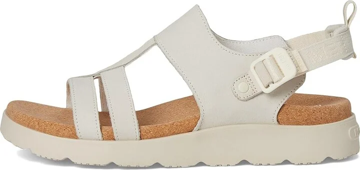 Merrell Fleur Backstrap Women's Sandals Chalk : 5 M, Leather - Image 6