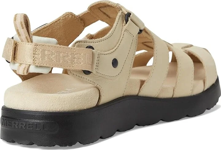 Merrell Fleur Fisherman Women's Sandals Poplar/Latte : 10 M, Leather - Image 6