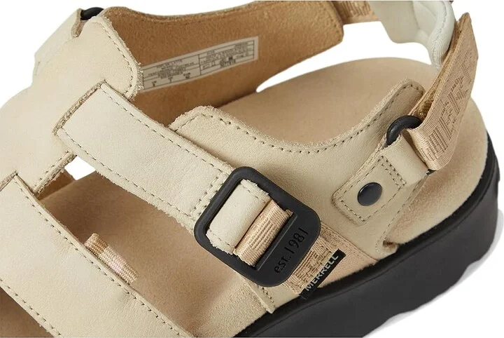 Merrell Fleur Fisherman Women's Sandals Poplar/Latte : 10 M, Leather - Image 7