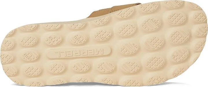 Merrell Fleur Slide Women's Sandals Beaver : 5 M, Leather - Image 3