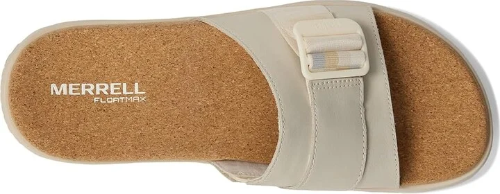 Merrell Fleur Slide Women's Sandals Chalk : 5 M, Leather - Image 2
