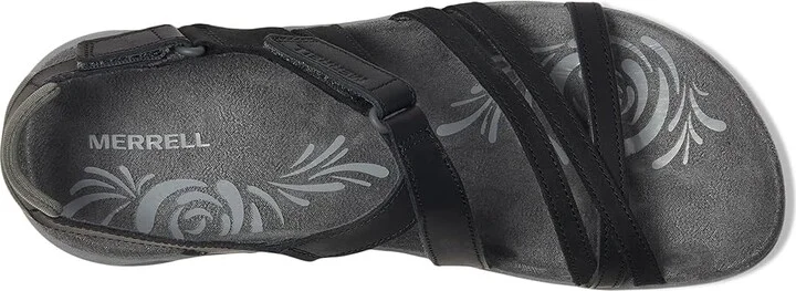 Merrell Harbor Backstrap Women's Sandals Black : 7 M, Leather - Image 2