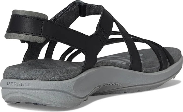Merrell Harbor Backstrap Women's Sandals Black : 7 M, Leather - Image 4