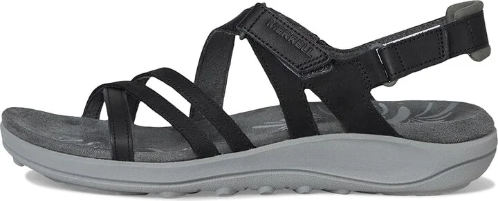 Merrell Harbor Backstrap Women's Sandals Black : 7 M, Leather - Image 6