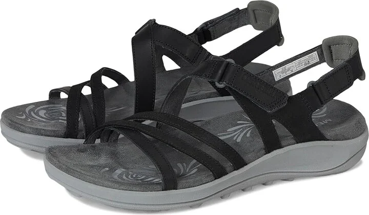 Merrell Harbor Backstrap Women's Sandals Black : 7 M, Leather