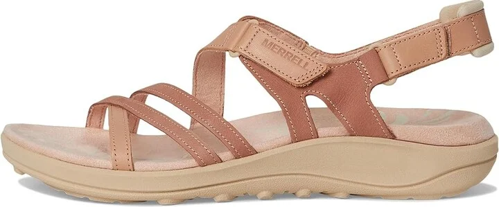 Merrell Harbor Backstrap Women's Sandals Tan Rose : 9 M, Leather - Image 6