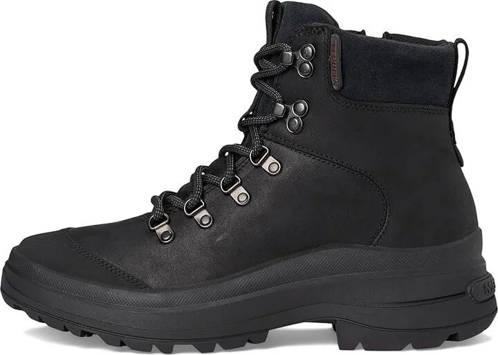 Merrell Harper Lace Zip Waterproof Women's Boots Black : 7.5 M, Leather - Image 6