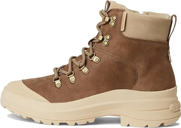 Merrell Harper Lace Zip Waterproof Women's Boots Khaki : 8 M, Leather - Image 6