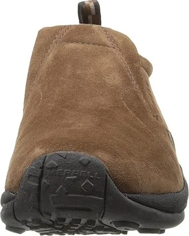 Merrell Jungle Moc Men's Slip on Shoes Dark Earth Suede : 7 W, Leather/Suede - Image 6