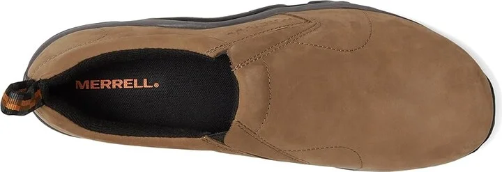 Merrell Jungle Moc Nubuck Men's Slip on Shoes Brown Nubuck : 7 M, Leather/Nubuck - Image 3