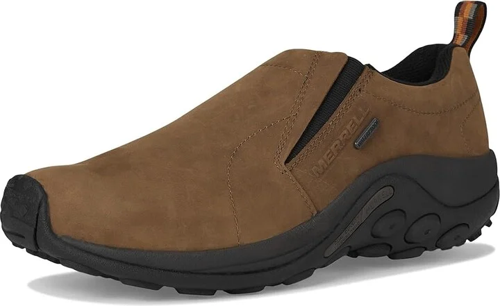 Merrell Jungle Moc Nubuck Waterproof Men's Shoes Brown 1 : 7 W - Image 5